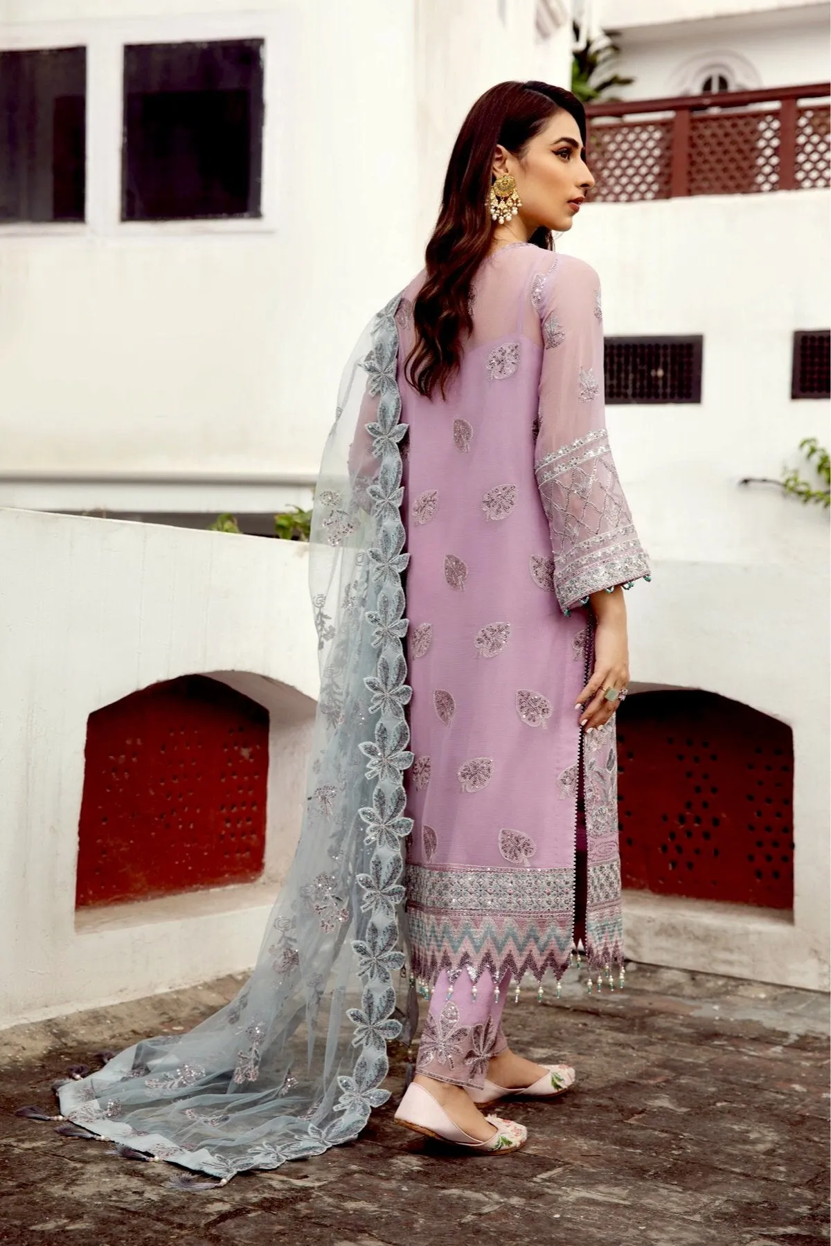 Alizeh Shahtaj Festive Embroidered Chiffon Collection '21 – Mushq