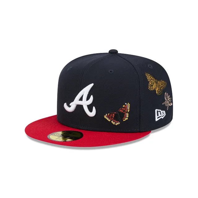 Atlanta Braves Felt X MLB 59FIFTY Cerrada