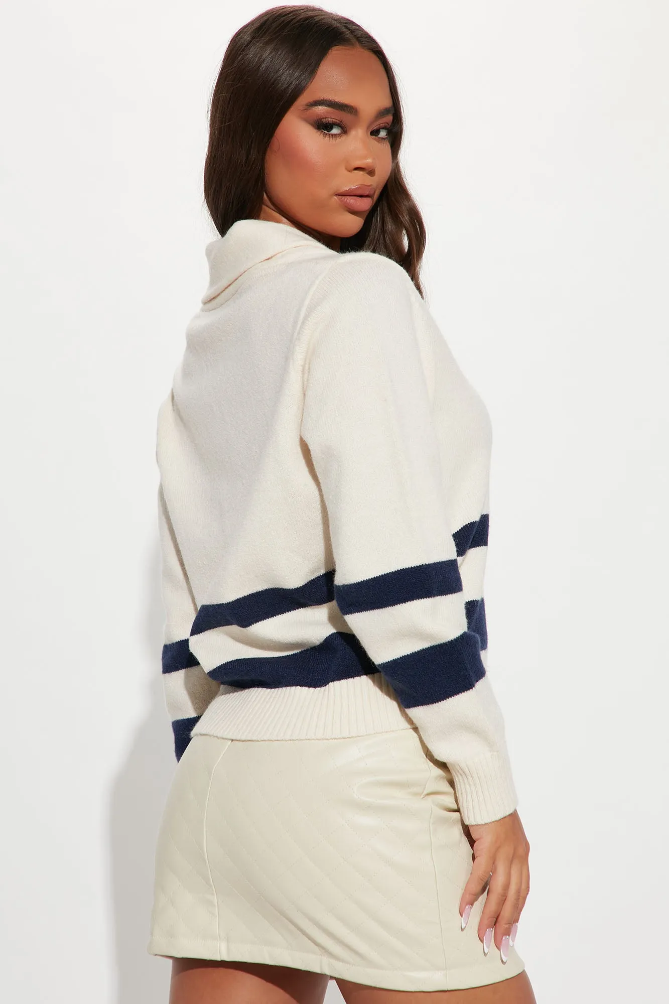 Behind The Bleachers Cardigan - Ivory