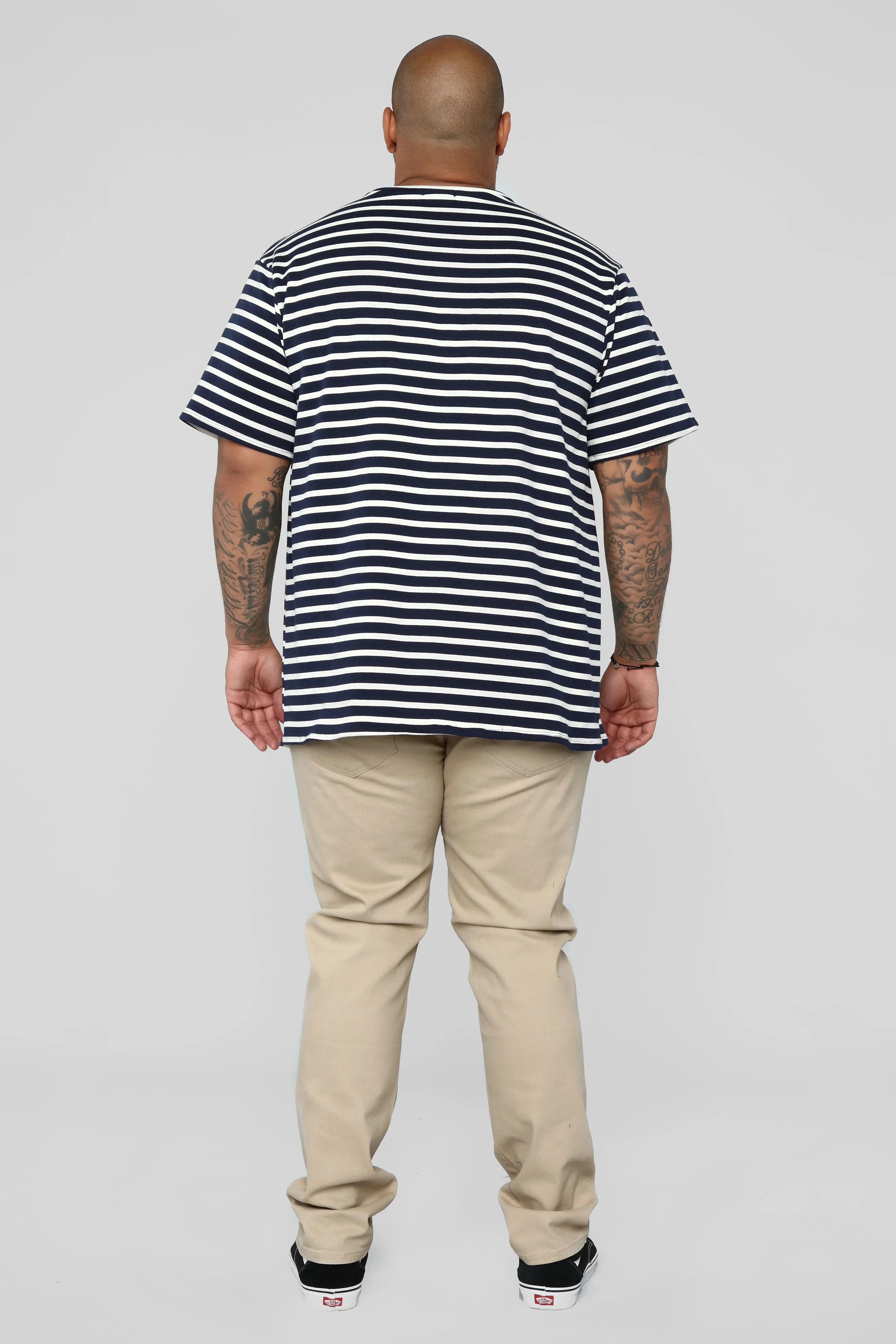 Berry Short Sleeve Oversize Tee - Blue