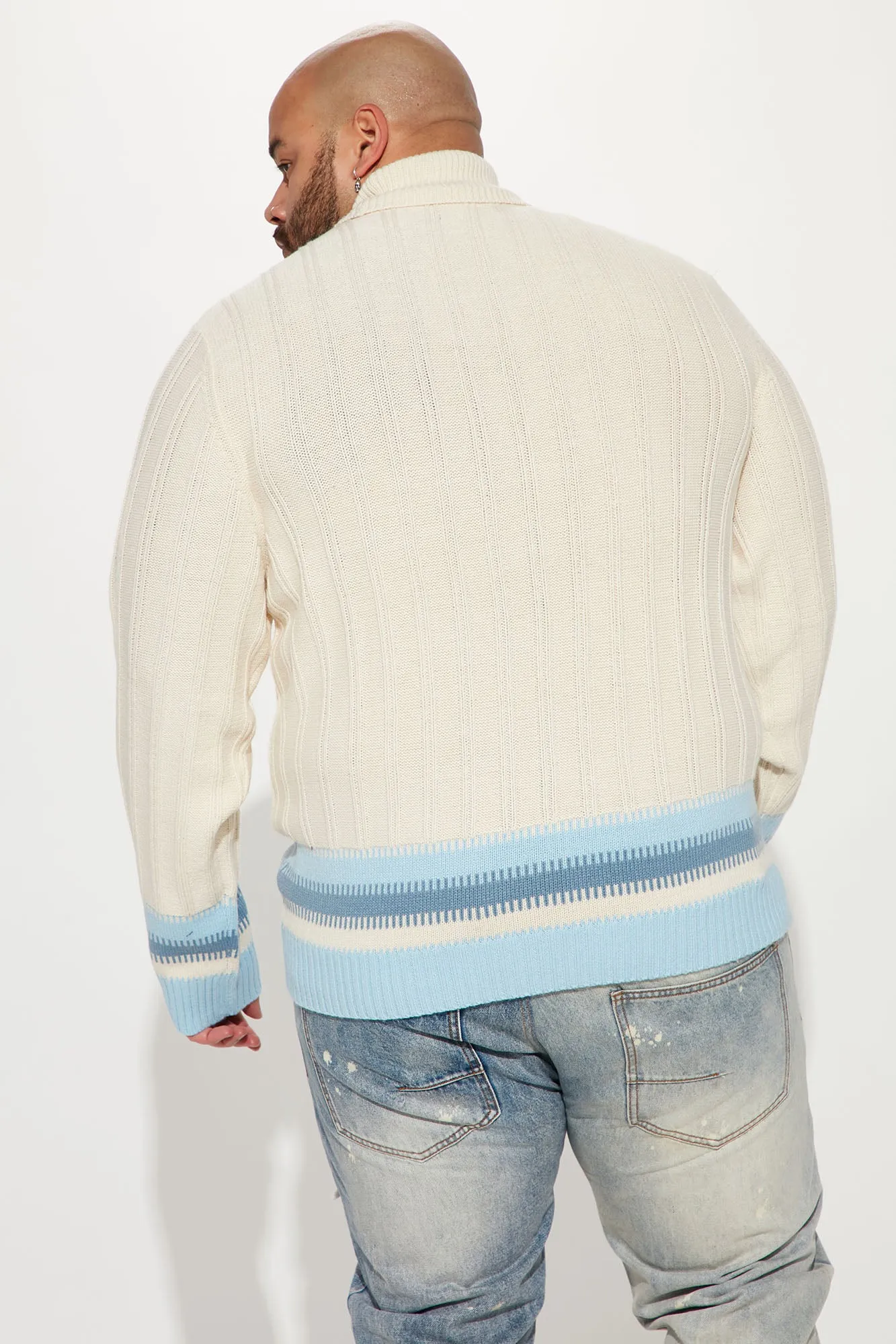 Best In Turtleneck Sweater - Cream/combo