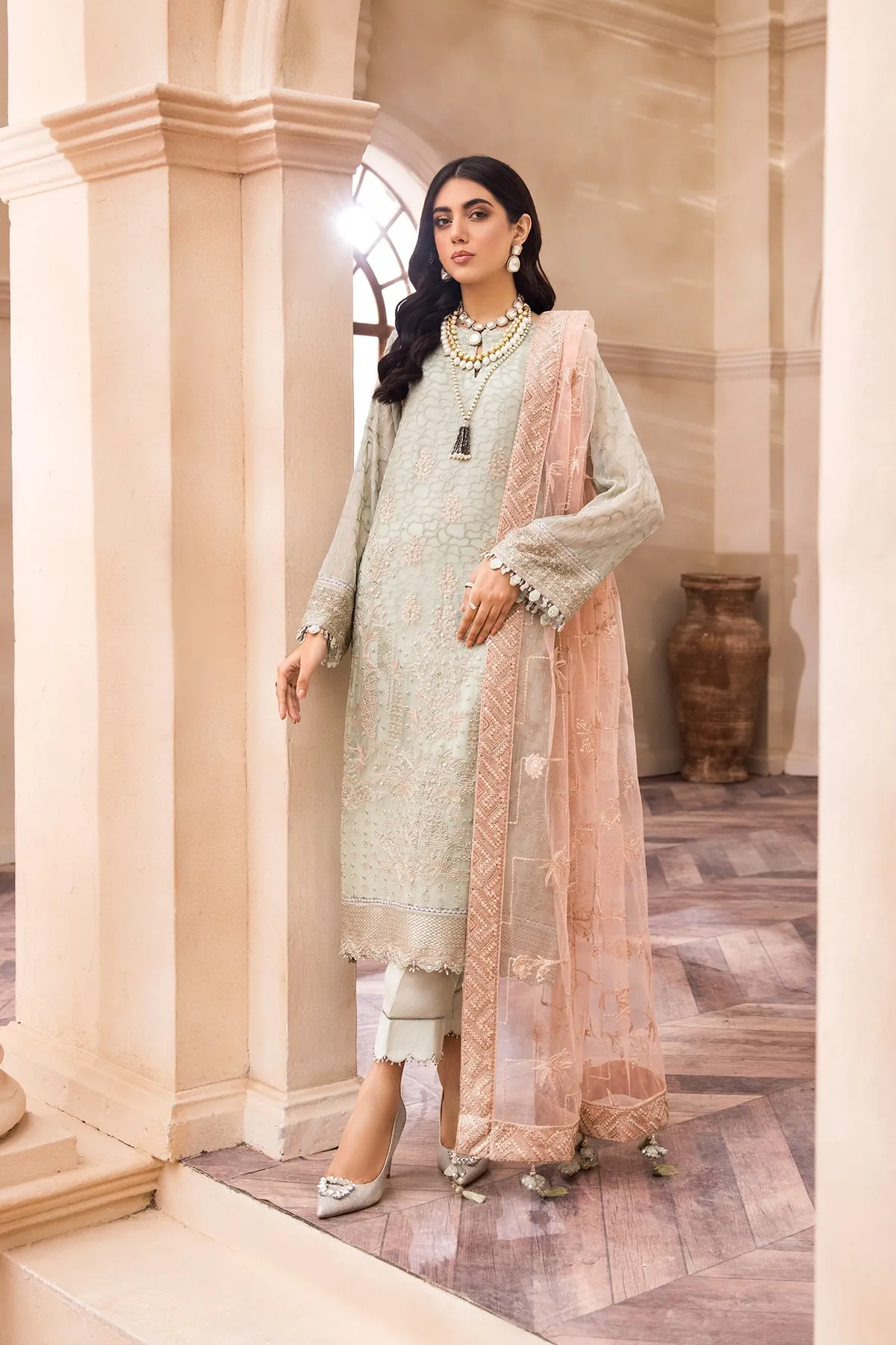 Farasha Embroidered Luxury Chiffon Collection 2022 – BREEZE