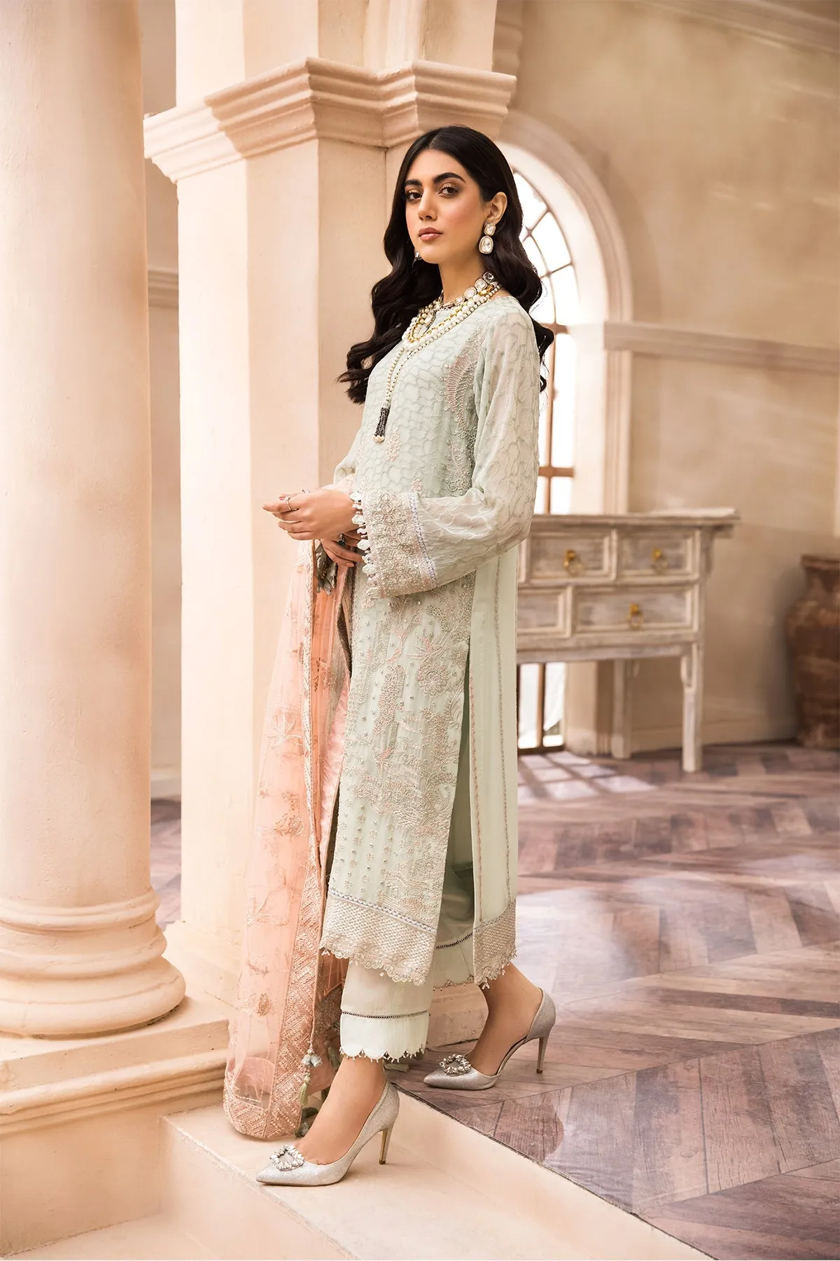 Farasha Embroidered Luxury Chiffon Collection 2022 – BREEZE