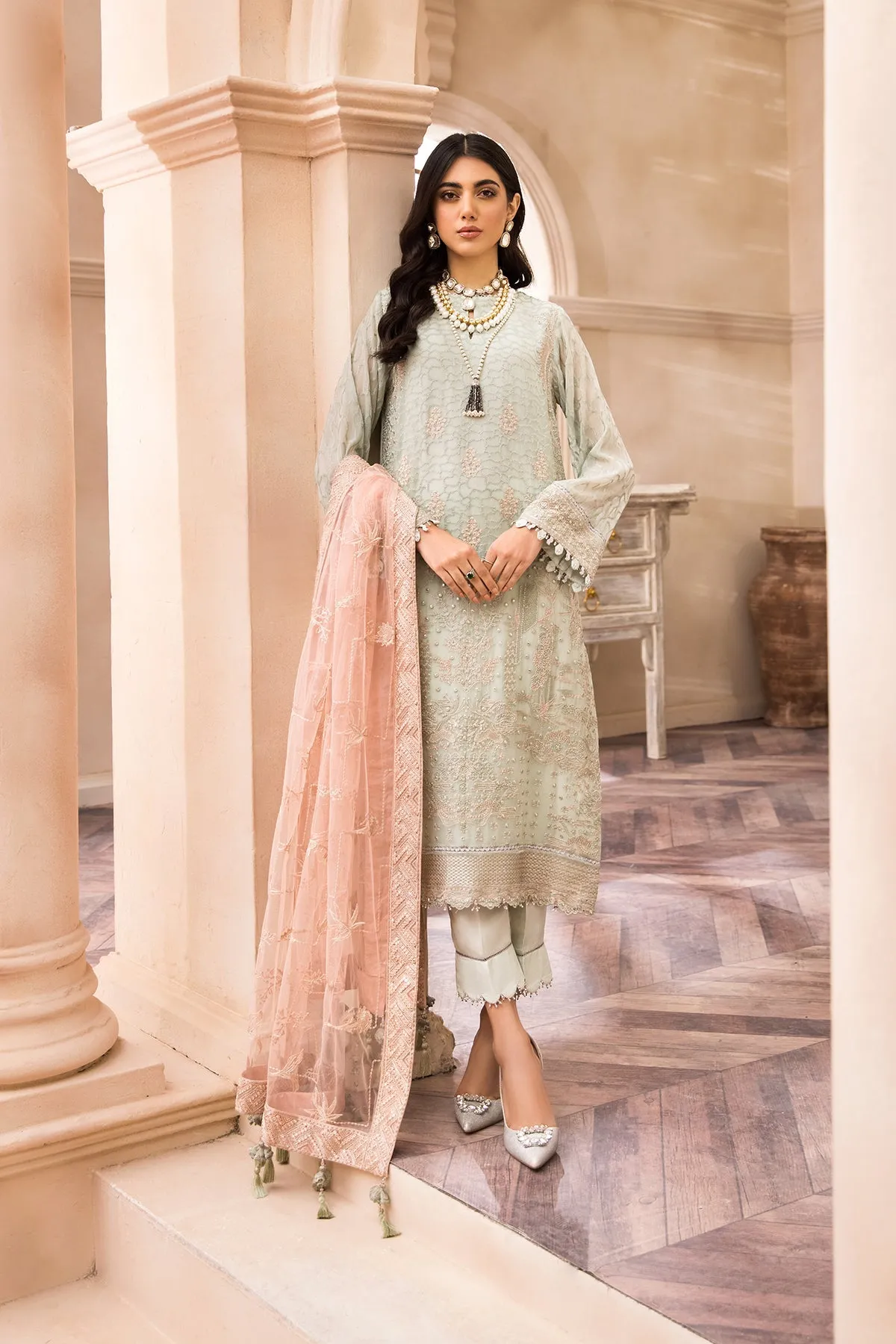 Farasha Embroidered Luxury Chiffon Collection 2022 – BREEZE