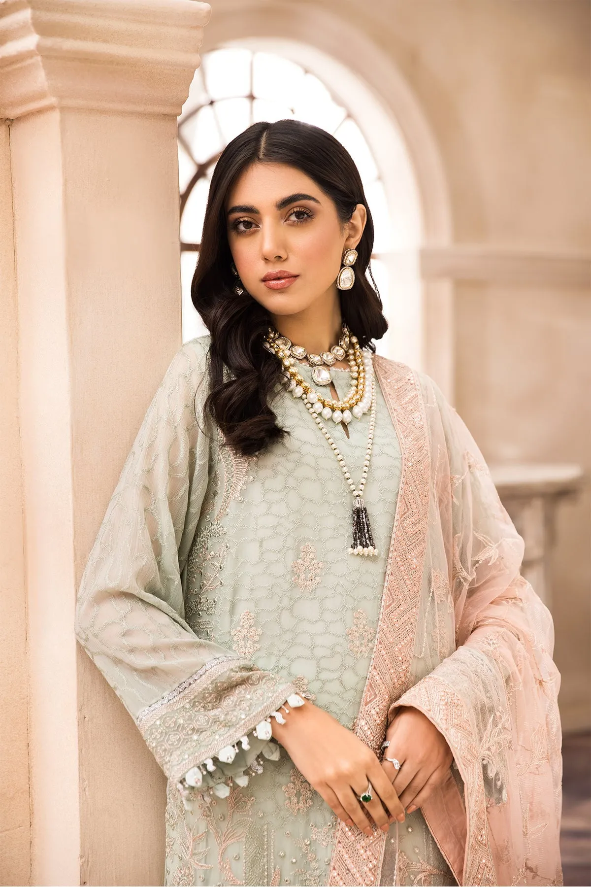 Farasha Embroidered Luxury Chiffon Collection 2022 – BREEZE