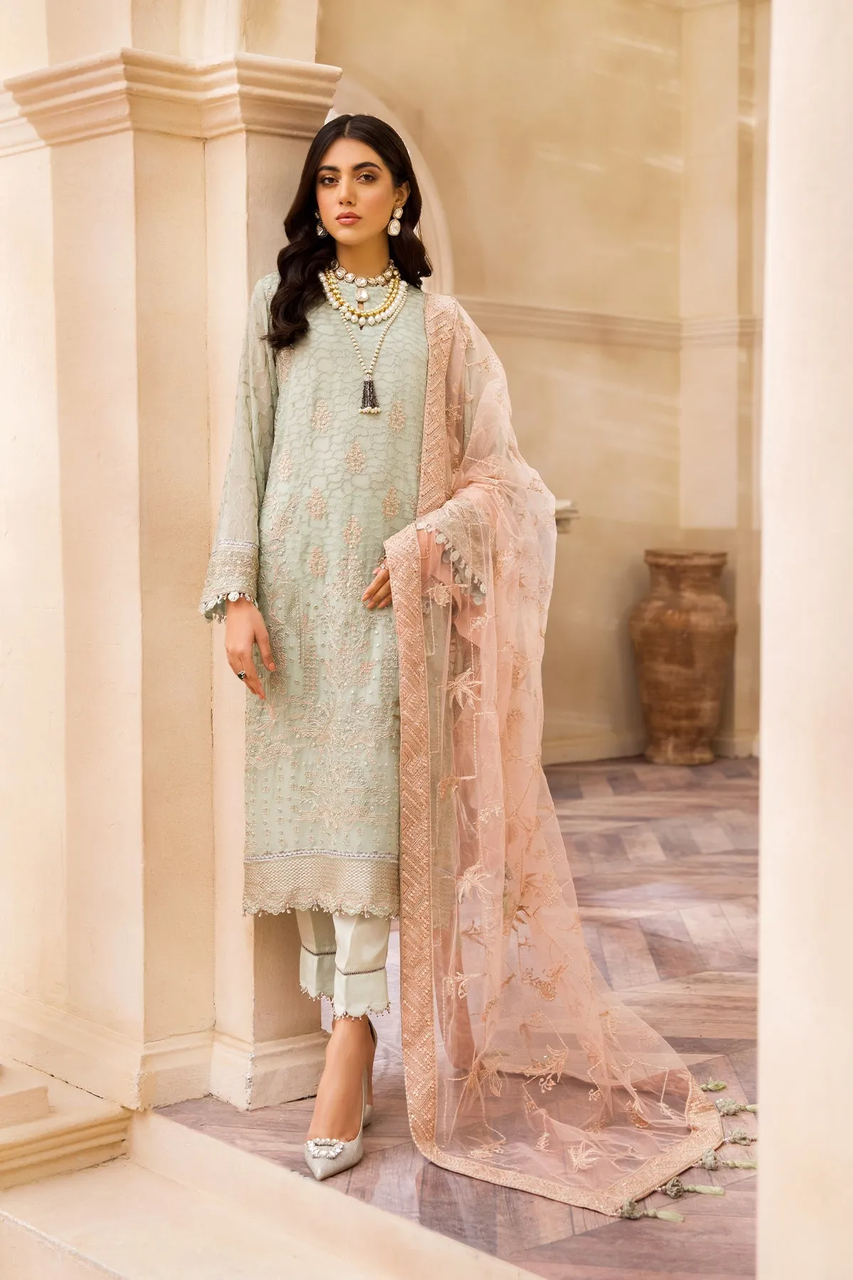 Farasha Embroidered Luxury Chiffon Collection 2022 – BREEZE