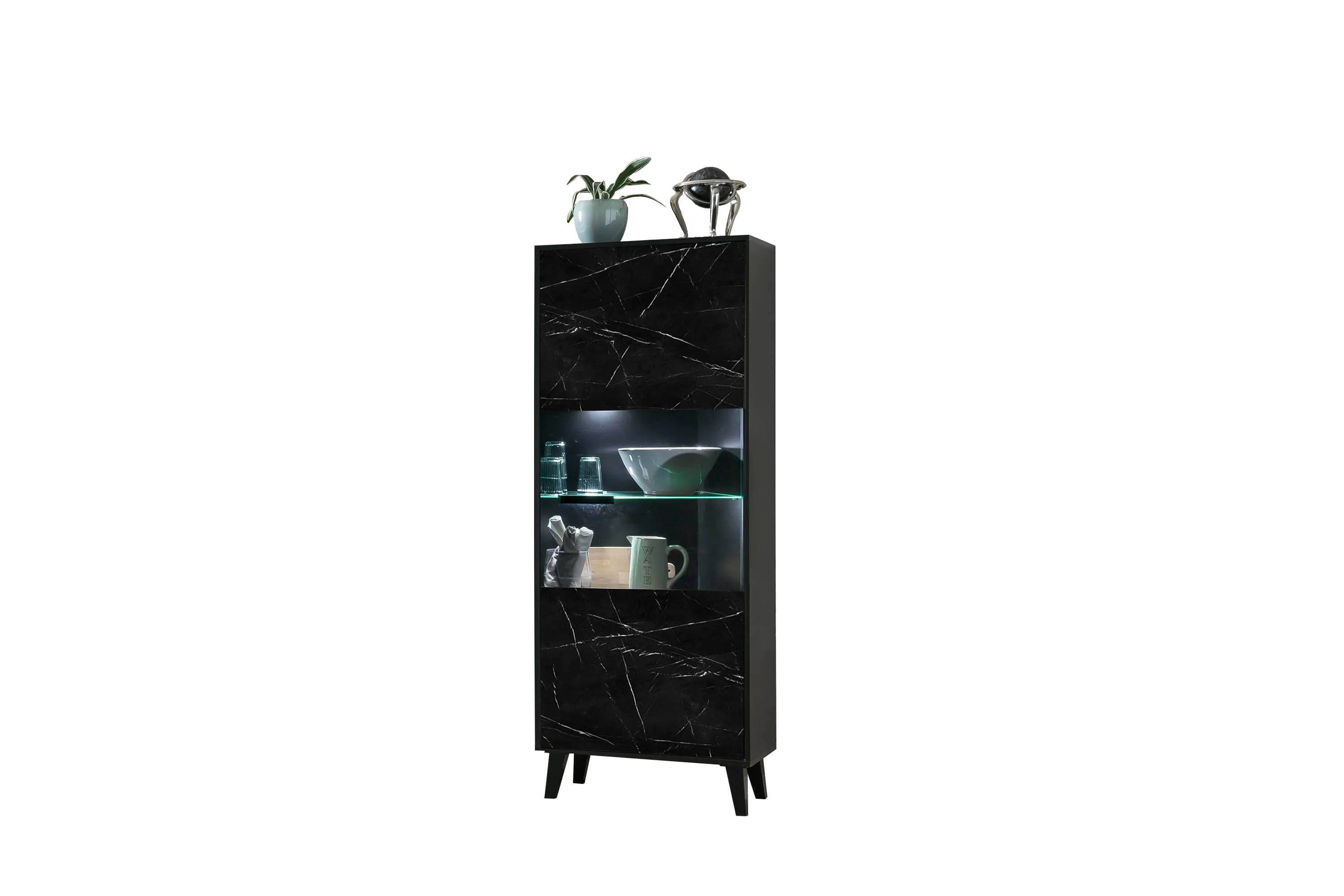 Fina 31 Tall Display Cabinet 65cm