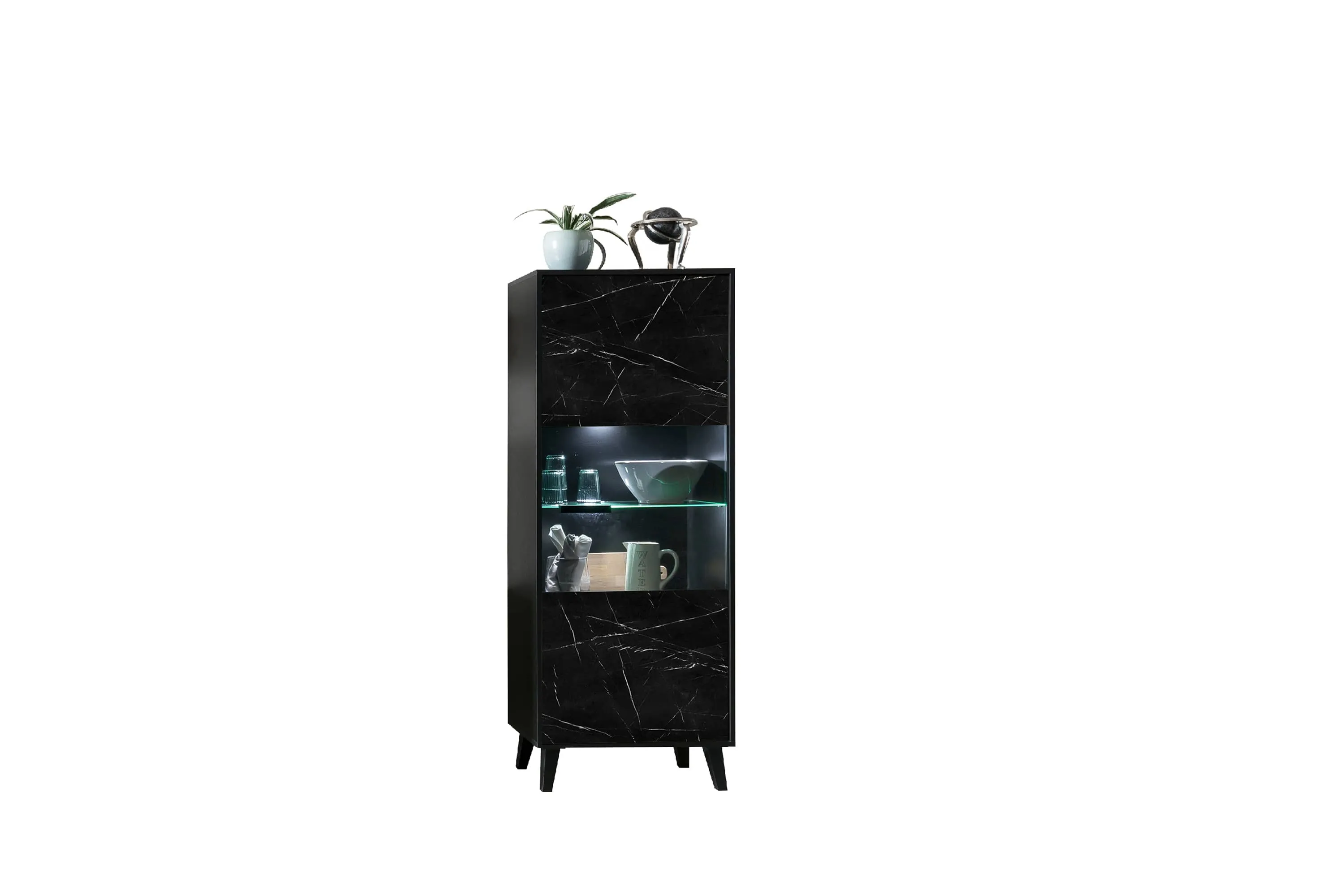 Fina 31 Tall Display Cabinet 65cm