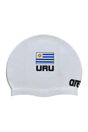 Gorra de Entrenamiento para Natación Unisex Adulto Arena Uruguay Flag Silicone Cap