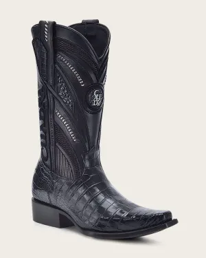 Imperio black exotic boot