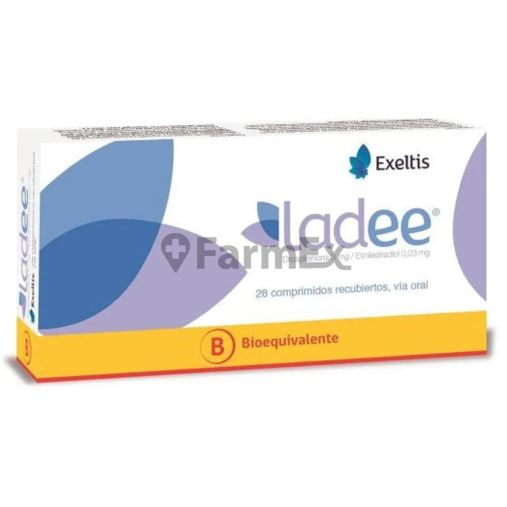 Ladee x 28 comprimidos susc-1 de 3 meses