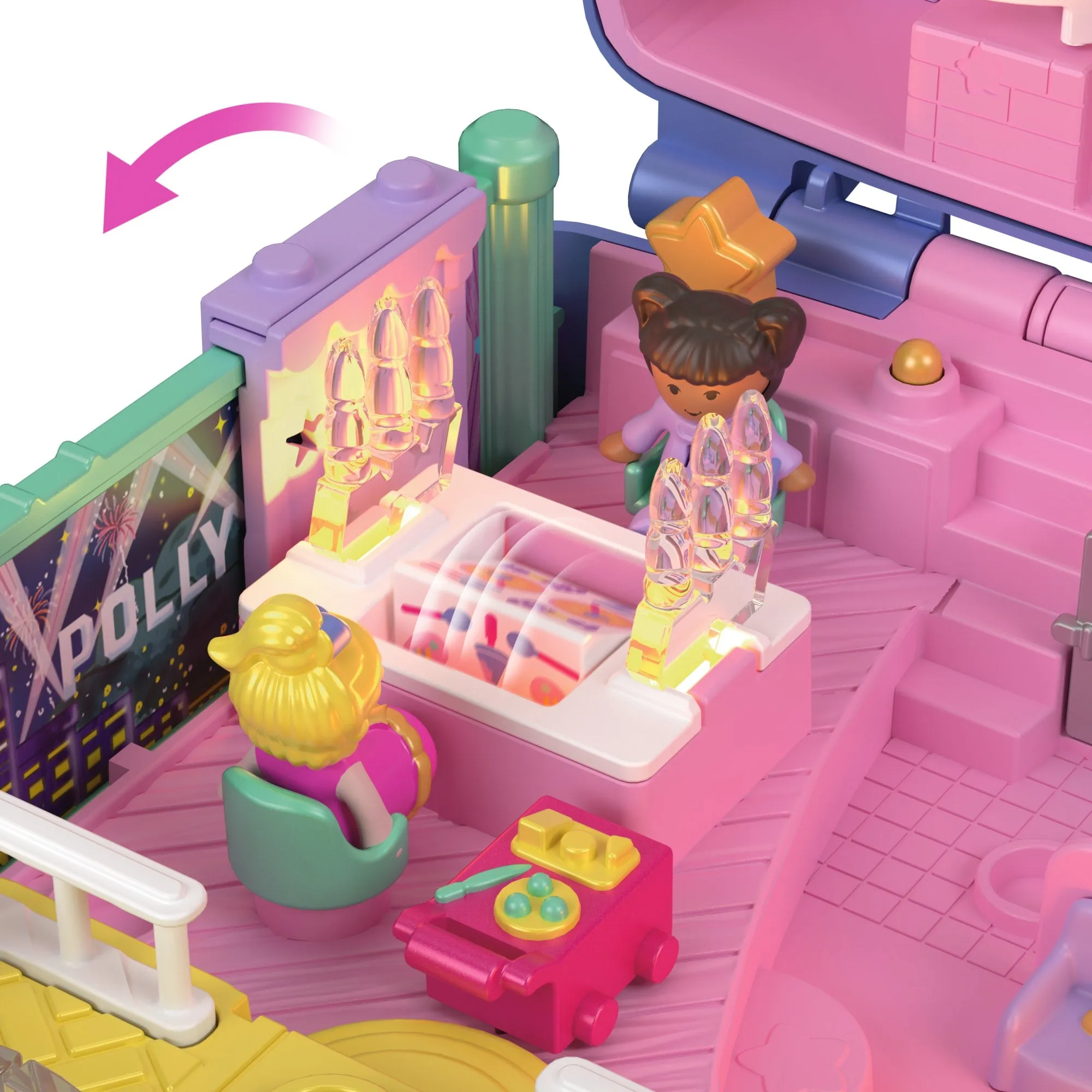 Polly Pocket Set de Juego Starbright Dinner Party