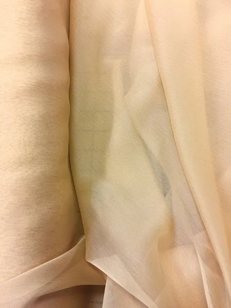 Poly Chiffon Two Tone - 59/60-inches Wide Cream