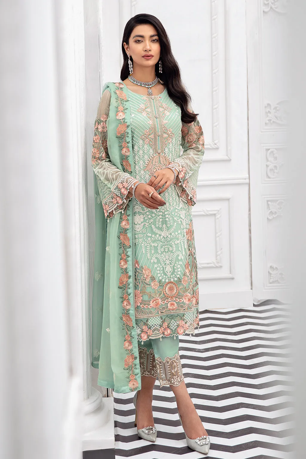 Ramsha Rangoon Chiffon Collection Vol-8 – D-805