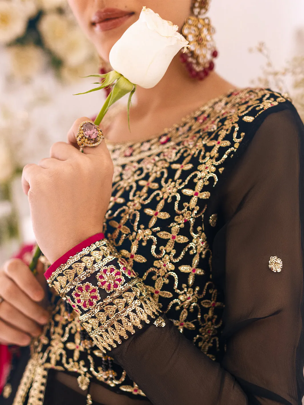 Roheenaz Sawariya Luxury Kalidaar Chiffon Formal Collection – DN-02